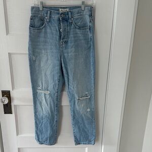 Madewell Light Blue Button-Fly Jeans